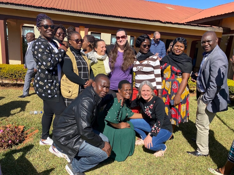 Dr. Louise Bahry and colleagues from EdIntersect, ministry of education, and teachers in Malawi during development of reading assessments in Chichewa and English for grades 1-4. USAID Malawi NextGen, 2022-2027.